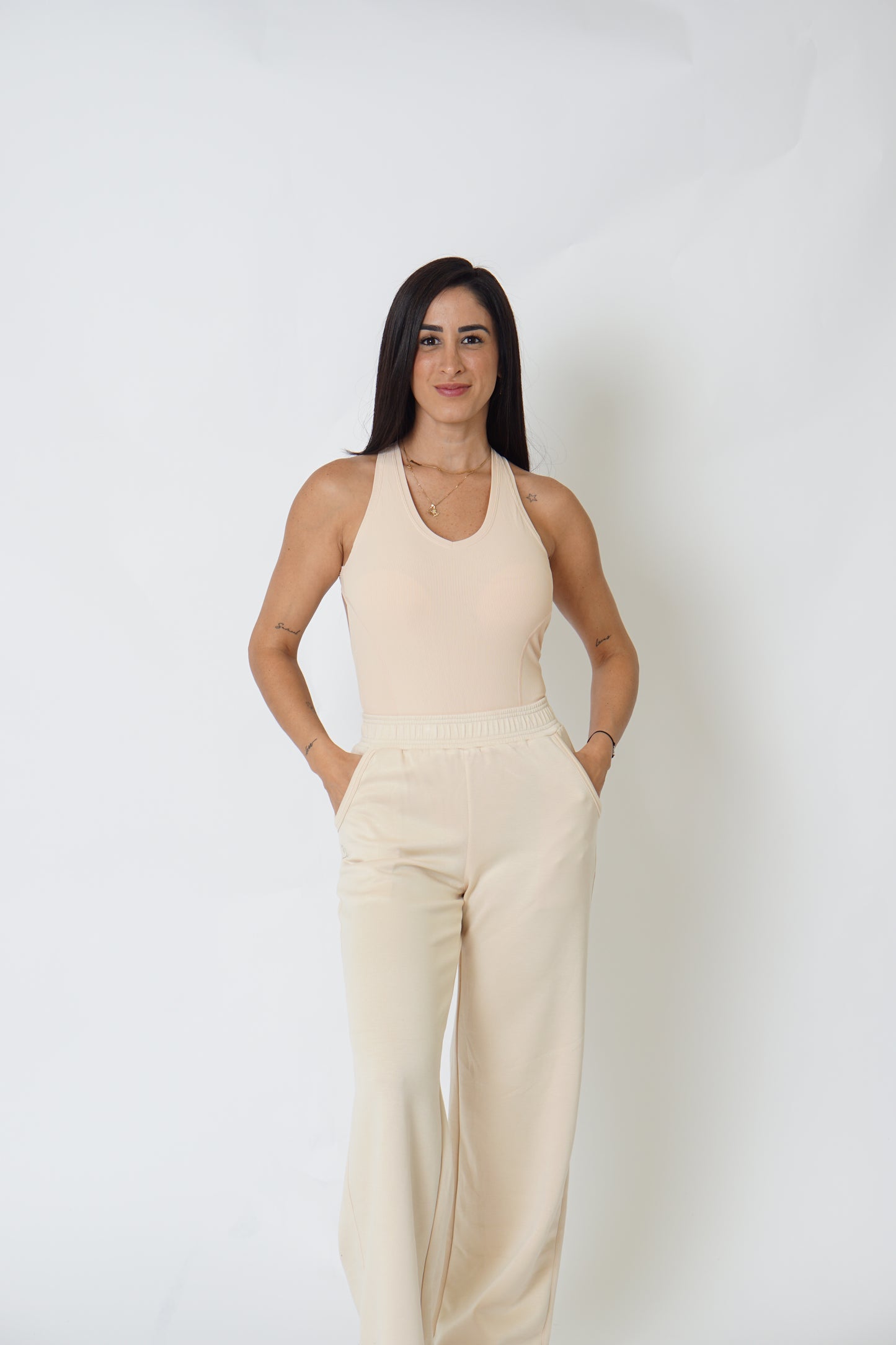 Charlotte Joggers Brown/ Beige