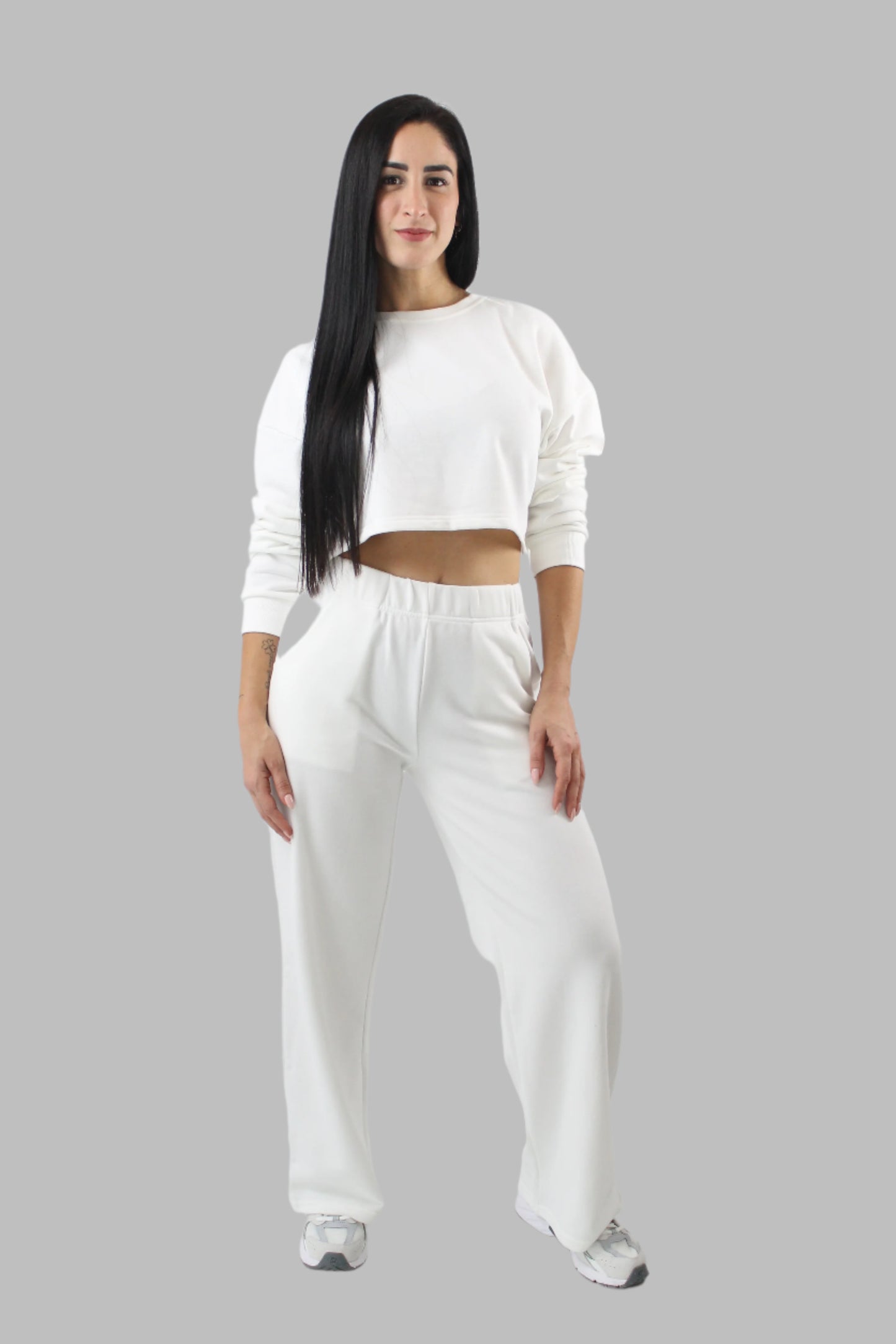Lucky White Hoodie Set