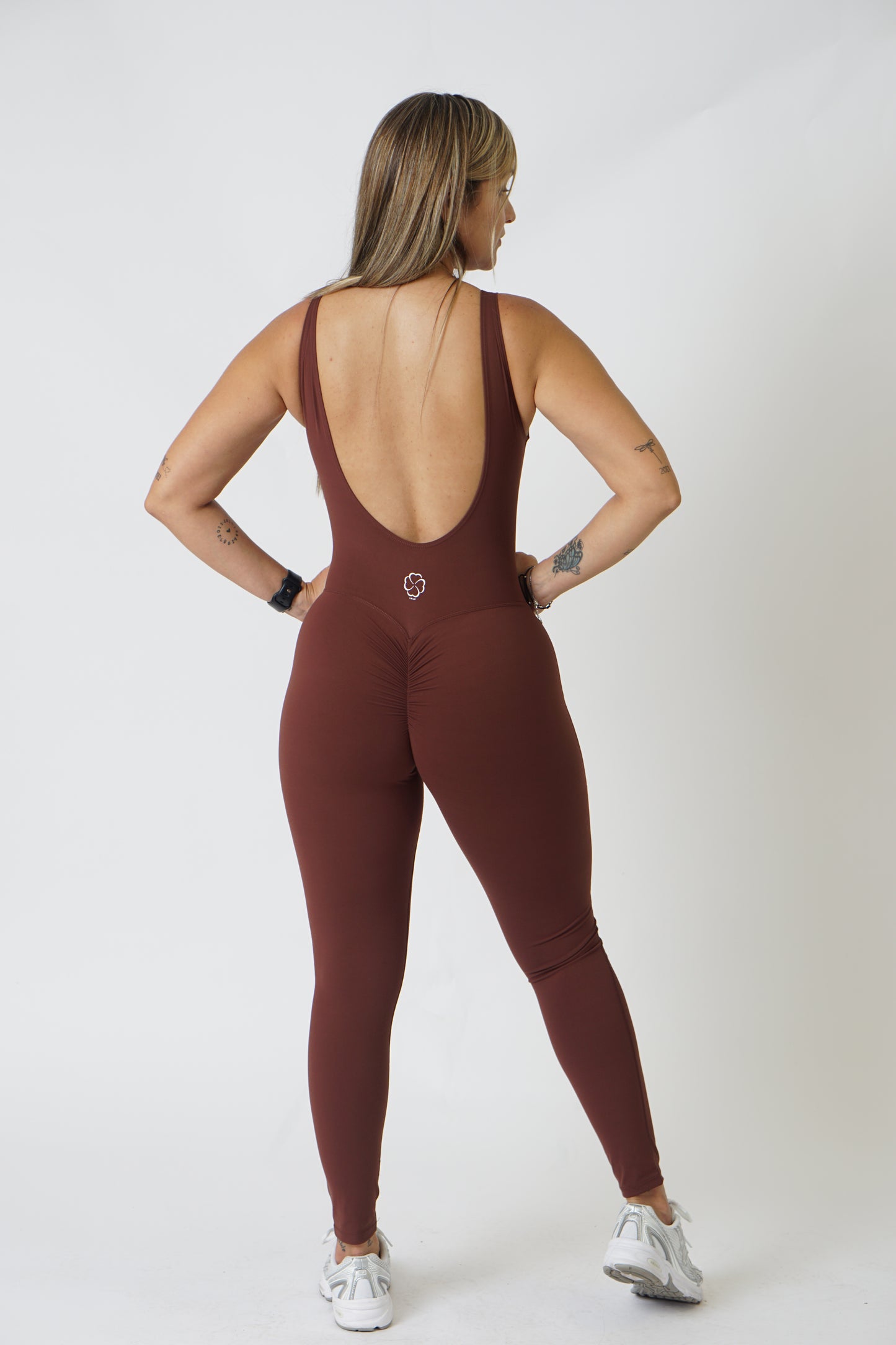 Venice Brown Jumpsuit