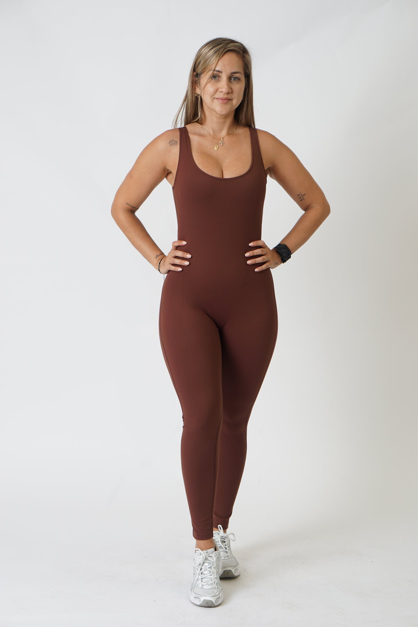 Venice Brown Jumpsuit